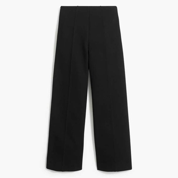 J Crew Wide Leg Cropped Ponte Pants - Size 00 - Picture 3 of 8
